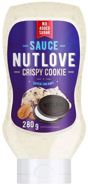 Nutlove Sirop dietetic, biscuiți cu cremă, 280 g, AllNutrition