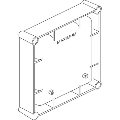 Cutie electronica incastrata pentru pisoar Ideal Standard Multisuite, alimentare 220V