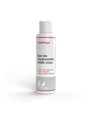 VETINGO Solutie curatare ochi caini si pisici 100 ml