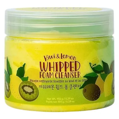 Glamfox Spumă de curățare facială cu kiwi și lămâie, 150 g