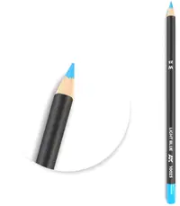 Creion pe baza de apa pentru modelat AK Interactive - Watercolor Pencil Light Blue AK10023 (1 buc )