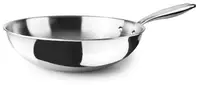 Tigaie wok din oțel Ibili - Triply Natural, 20 cm