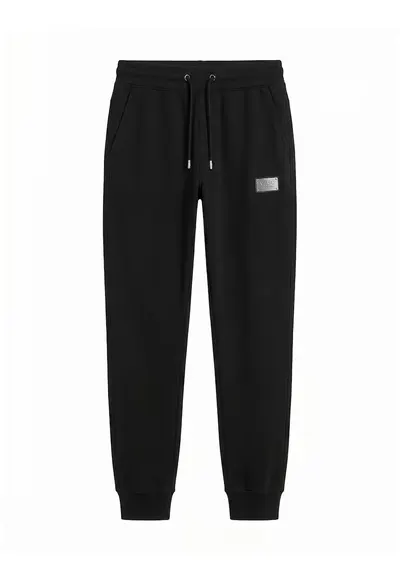 Pantaloni de trening cu placuta logo Erevan - Negru