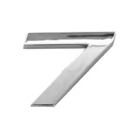 Ornament Auto 3D. Cifra 7. 26 Mm. Cromat