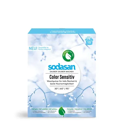 Detergent praf pentru rufe colorate sensitiv ecologic 1.01kg Sodasan