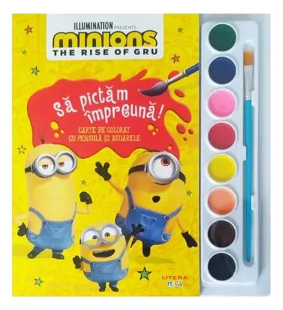 Minions. The Rise of Gru. Să pictăm împreună! - Paperback brosat - ***