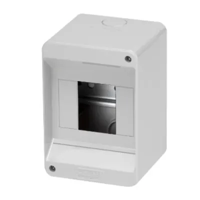 Enclosure Pre-Arranged Fpr Terminal Block - With Door - Walls With Perforation Center - 4 Module - Ip40