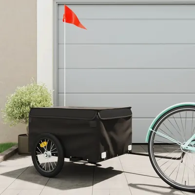 Gossi remorca pentru biciclete, negru, 45 kg, fier