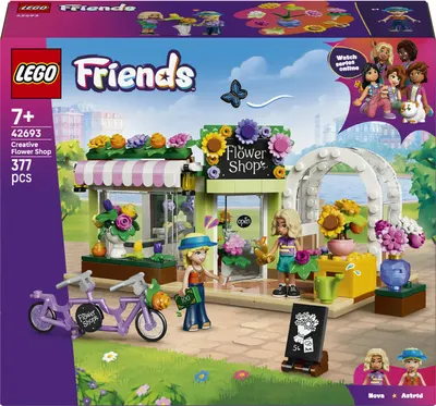 Constructor LEGO Friends - Magazin creativ de flori (42693)