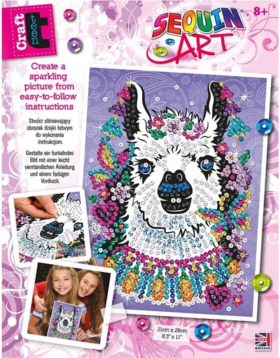 Set creativ Sequin Art - Artă cu paiete, Lama