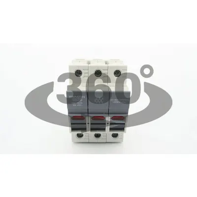 Separatoare modulare pentru sigurante fuzibile cilindrice 32A, 10x38mm, Un=400V/690V, AC22B, 3P, LED