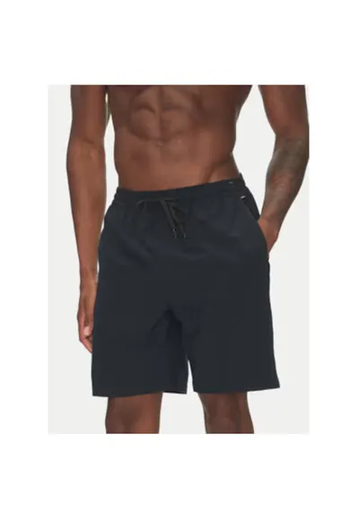 Pantaloni scurti de baie barbati EQYHY03883 - Poliester - Negru - Negru
