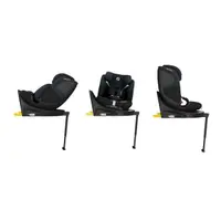 Scaun auto I-Size Maxi-Cosi Emerald 360 S Tonal Graphite cu isofix, picior de sustinere, rotatie 360, protectie la impact lateral
