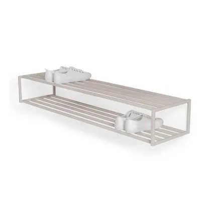 Pantofar taupe suspendat din oțel 118x20,5x30,5 cm School – Spinder Design