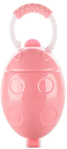 Cutie pentru suzetă Lorelli Baby Care - Buburuză, Shell Pink