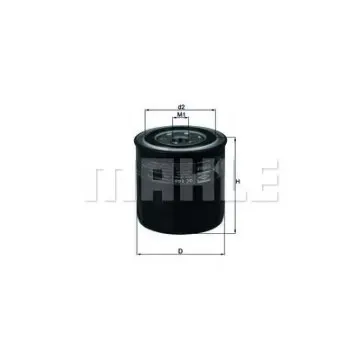 Filtru ulei MAHLE ORIGINAL OC 140