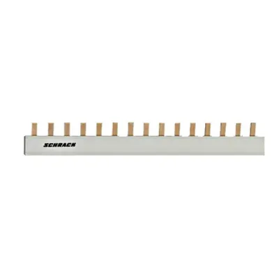 Baretă cu contacte pini 1p, 16mm², 1m
