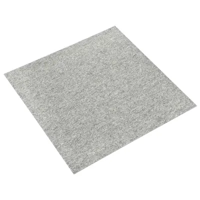 vidaXL Covor 20 buc. Gri deschis 50 x 50 cm 100% polipropilenă