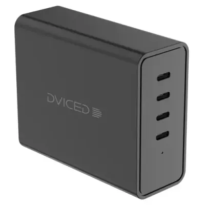 Incarcator retea Dviced Desktop DV211002 140W, GaN, 4 USB-C (Negru)