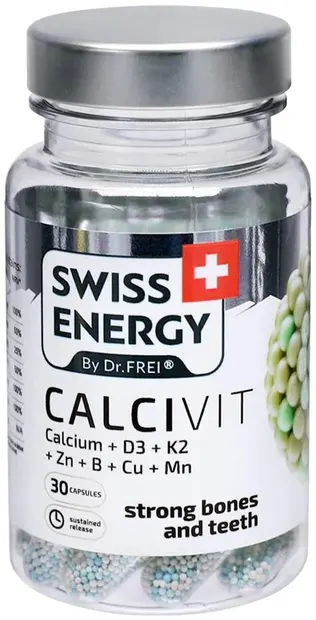 Calcivit, 30 capsule, Swiss Energy