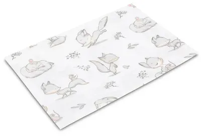 Husă de pernă anti-reflux Sensillo - 38 х 60 cm, Fox And Mouse
