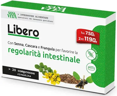 Sanavita Libero Formulă laxativă, 20 tablete, Paladin Pharma