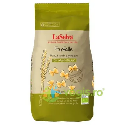 Farfalle din Grau Dur Ecologice/Bio 500g