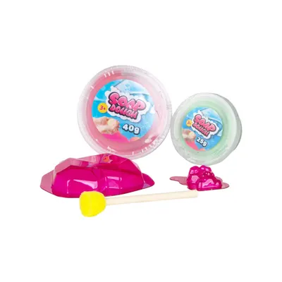 Set creativ - Soap Dough - Heart Soap Red