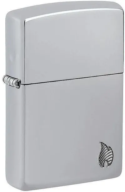 Brichetă Zippo Armor - Chrome Flame Design
