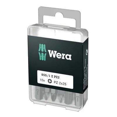 Set de biti Pozidrive 855 1 Z Wera 05072404001, PZ2x25 mm