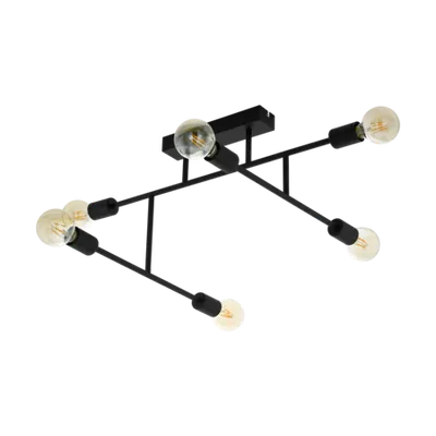 Lampa tavan BELSIANA negru 220-240V,50/60Hz