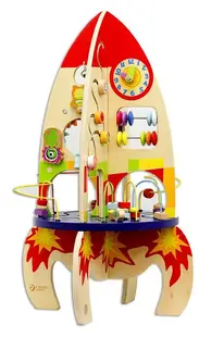 Jucarie din lemn Classic World - Sorter, racheta