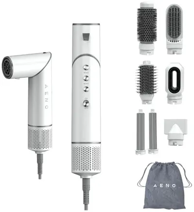 Multistyler pentru păr AENO – AHS0001 ondulator, alb