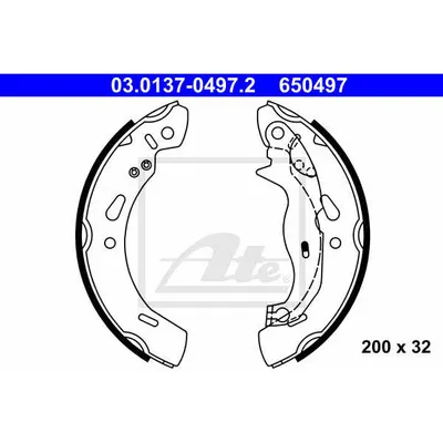 Set saboti frana ATE 03.0137-0497.2