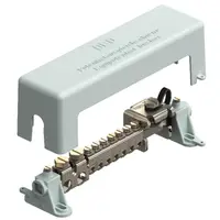 Bara de Egalizare Potential pentru Interior OBO, Verificata VDE, 217x63x67.5 mm, Gri,