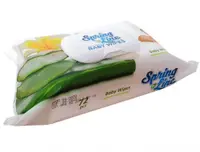 Servetele umede pentru bebelusicopii Spring Line Pop Up cu Aloe 120 bucati ambalaj cu capac