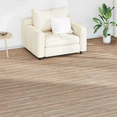 vidaXL Plăci de Pardoseală Stejar maro 5,02 m² 36 buc. PVC