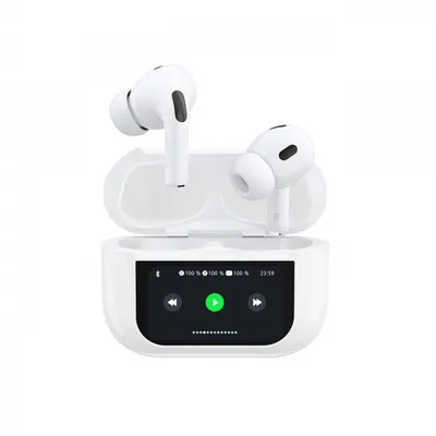 Handsfree Bluetooth Dudao U19 Display, TWS, Alb
