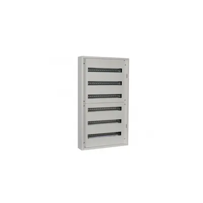 Tablou metalic modular XL³ S 160 montaj aparent 24-module pe rand - RAL 9003 - 6 randuri - 144 module - 1040x595x135 mm