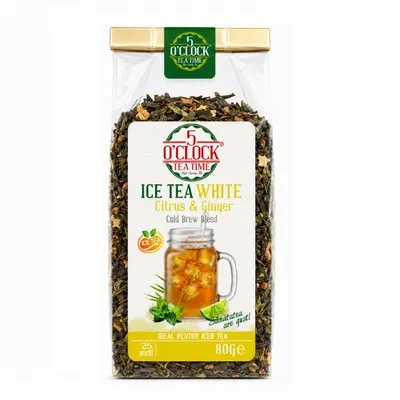 5 O'Clock WHITE ICE TEA Citrus&Ginger 80g