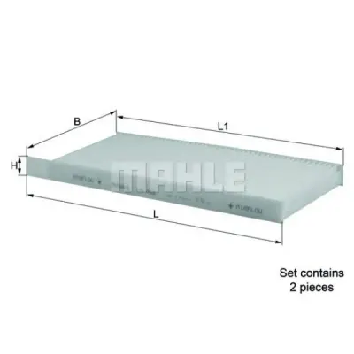 Filtru, aer habitaclu MAHLE ORIGINAL LA 468/S