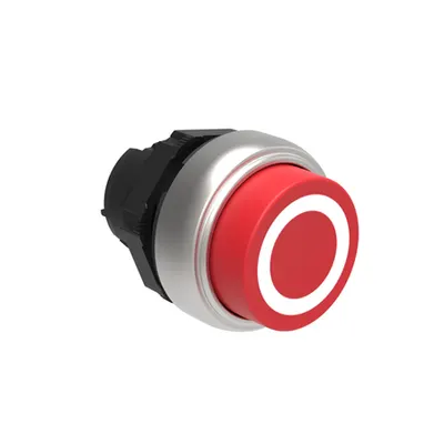 Push Buton , Diametru, With Symbol Ø22mm Platinum Series, Extended, 0 / Red
