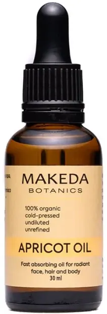 Makeda Botanics Ulei de bază Caisă, 30 ml