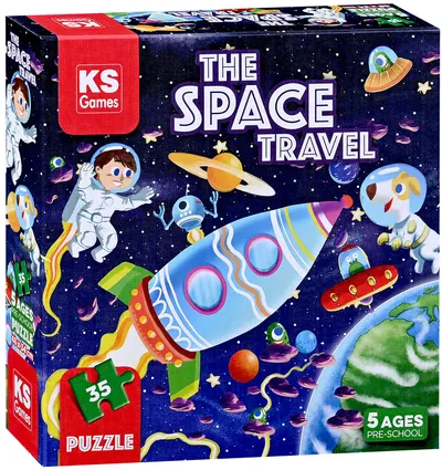 Puzzle KS Games din 35 piese- Călătorii în spațiu