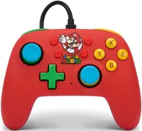Controller PowerA - Nano, cu fir, pentru Nintendo Switch, Mario Medley