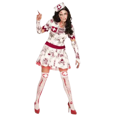 Costum zombie - asistenta halloween