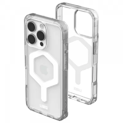 Husa MagSafe pentru Apple iPhone 16 Pro, Urban Armor Gear, Plyo, Alba