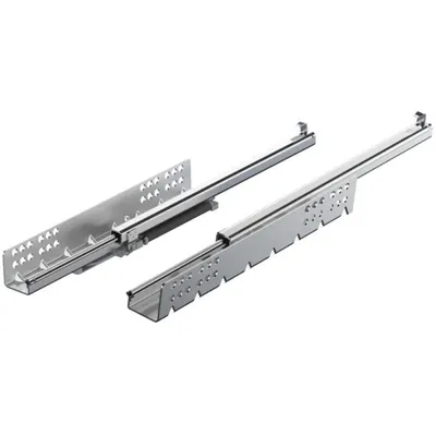 Glisiera Idealslide, Instalare cu Pini, cu Amortizare, L450 mm, Extensie Partiala