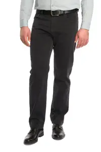 Pantaloni barbatesti clasici croiala dreapta, gri antracit (Marime pantalon: W47)