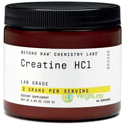 Creatina HCl Beyond Raw Chemistry Labs 120g